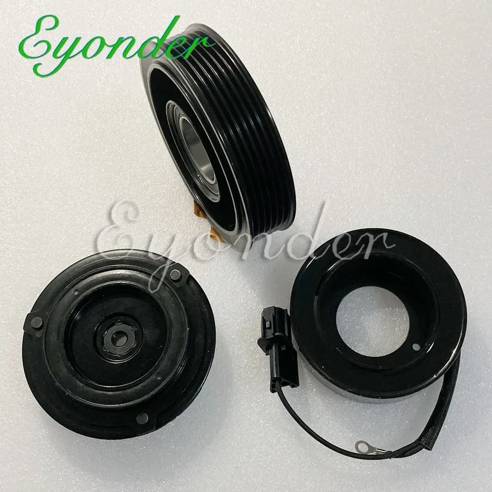 AC A/C aria condizionata compressore di raffreddamento puleggia frizione magnetica per Hyundai SOLARIS 1.4 1.6 Kia Rio muslimate 977014 l000
