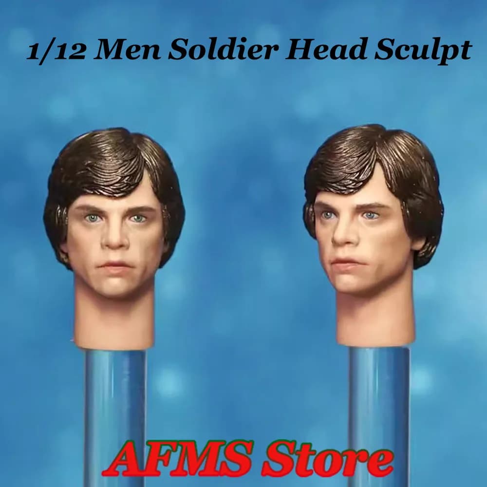 Manipolo Studio 1/12 Uomini Soldato Luke Skywalker Testa Sculpt Star Wars Bambole Testa Modello Per 6 Pollici SHF Action Figure Giocattoli Del Corpo