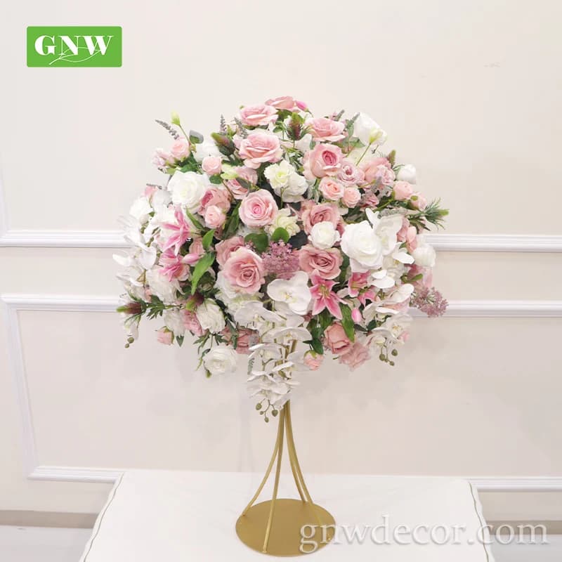 Fiori misti, piante artificiali, bouquet, rose di seta, peonie, decorazioni per eventi e feste, centrotavola per matrimoni.