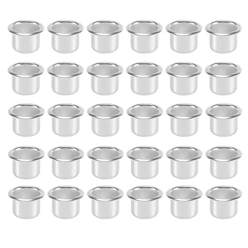 AT84-Candelieri per candele affusolate, portacandele, candele tealight, candele da tavolo, portacandele 30 pezzi