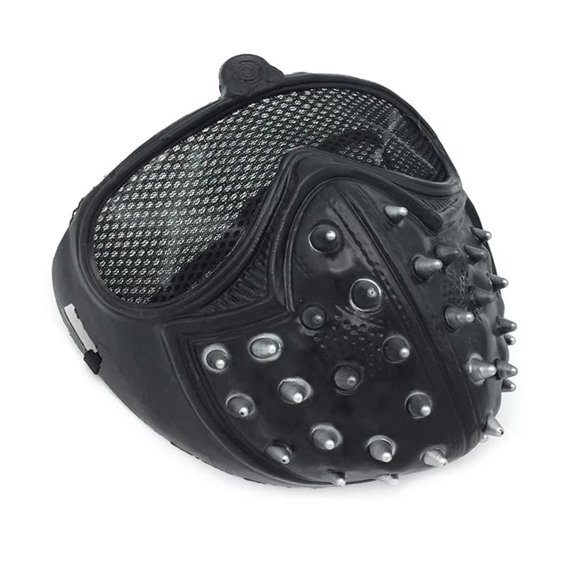 Punk 3-color Unique Styling Rivet Design Cool leggero Halloween Death God Halloween Plastic comodo da indossare maschera 55g
