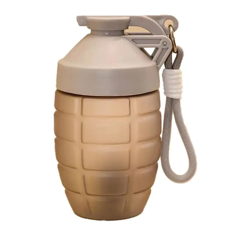 AA14 New sports water bottle with shaker for fitness enthusiasts, ideal for powdered protein shakes A