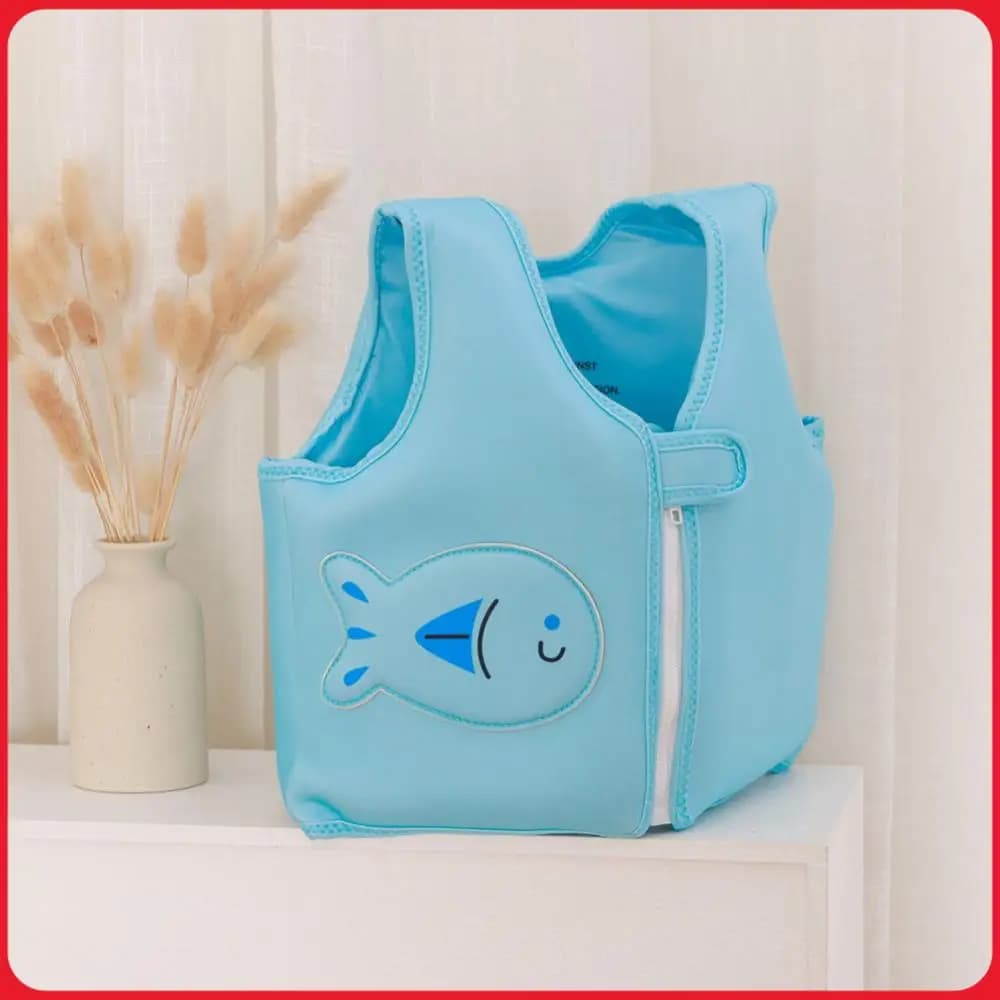 Summer Infant Buoyancy Vest Cute Three-dimensional Design Child Bathing Swimming Life Float Swim Gear for Toddler Girls Boys