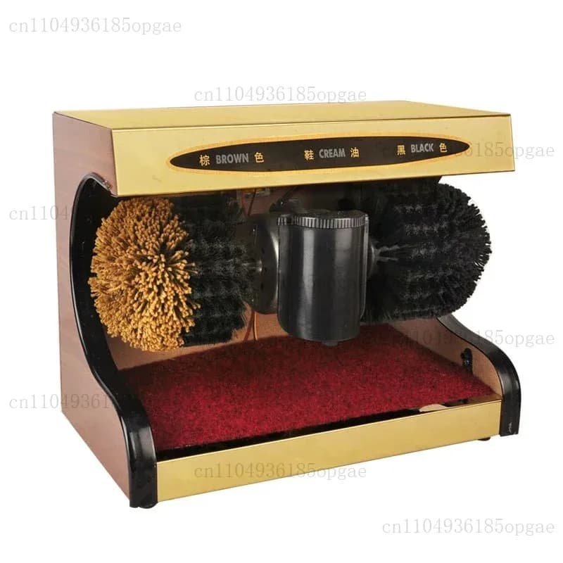 Lucidatrice per Scarpe Elettrica Completamente Automatica per Uso Domestico con Funzione di Induzione Automatica e Spazzola Rotante, Adatta per Hotel