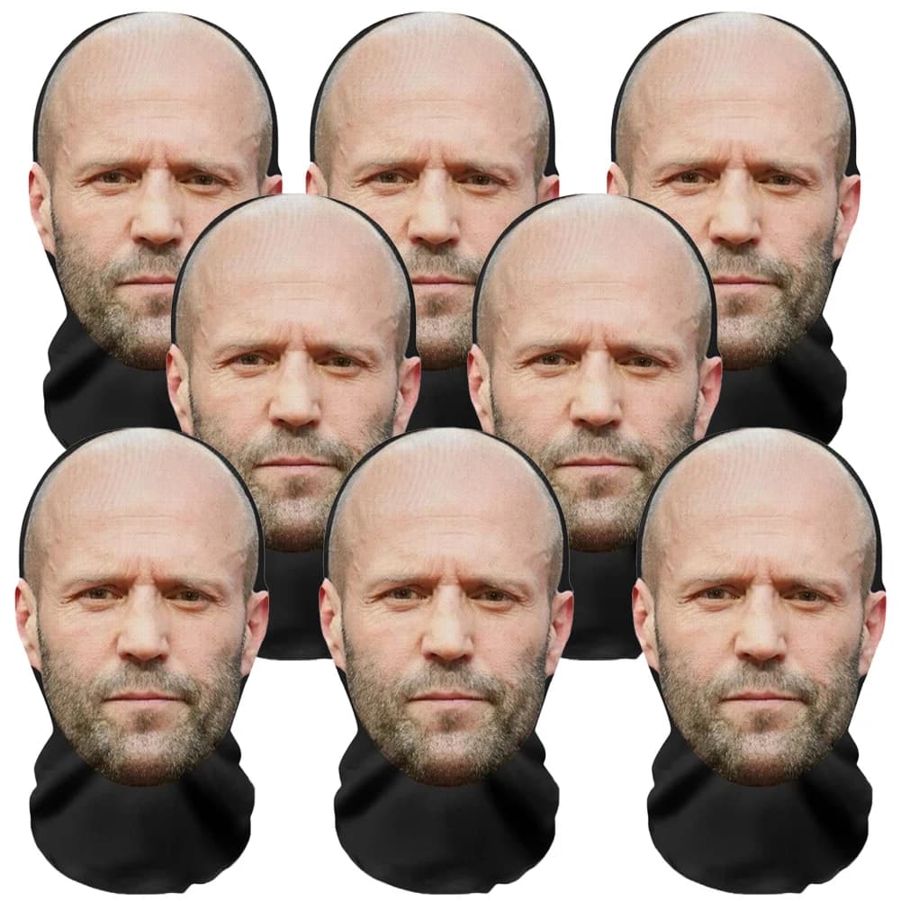 Nuova Maschera 3D Stampata 2026 in Rete Elastica, Copricapo per Cosplay, Maschera Integrale Hip Hop alla Moda per Uomini e Donne, Balaclava, Cappuccio, Copricapo