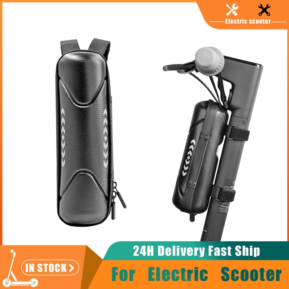Borsa di stoccaggio anteriore per Xiaomi M365 Pro Pro2 per Mi3/NinebotMax G30 Scooter elettrico Guscio rigido impermeabile Borsa a rete incorporata Parte