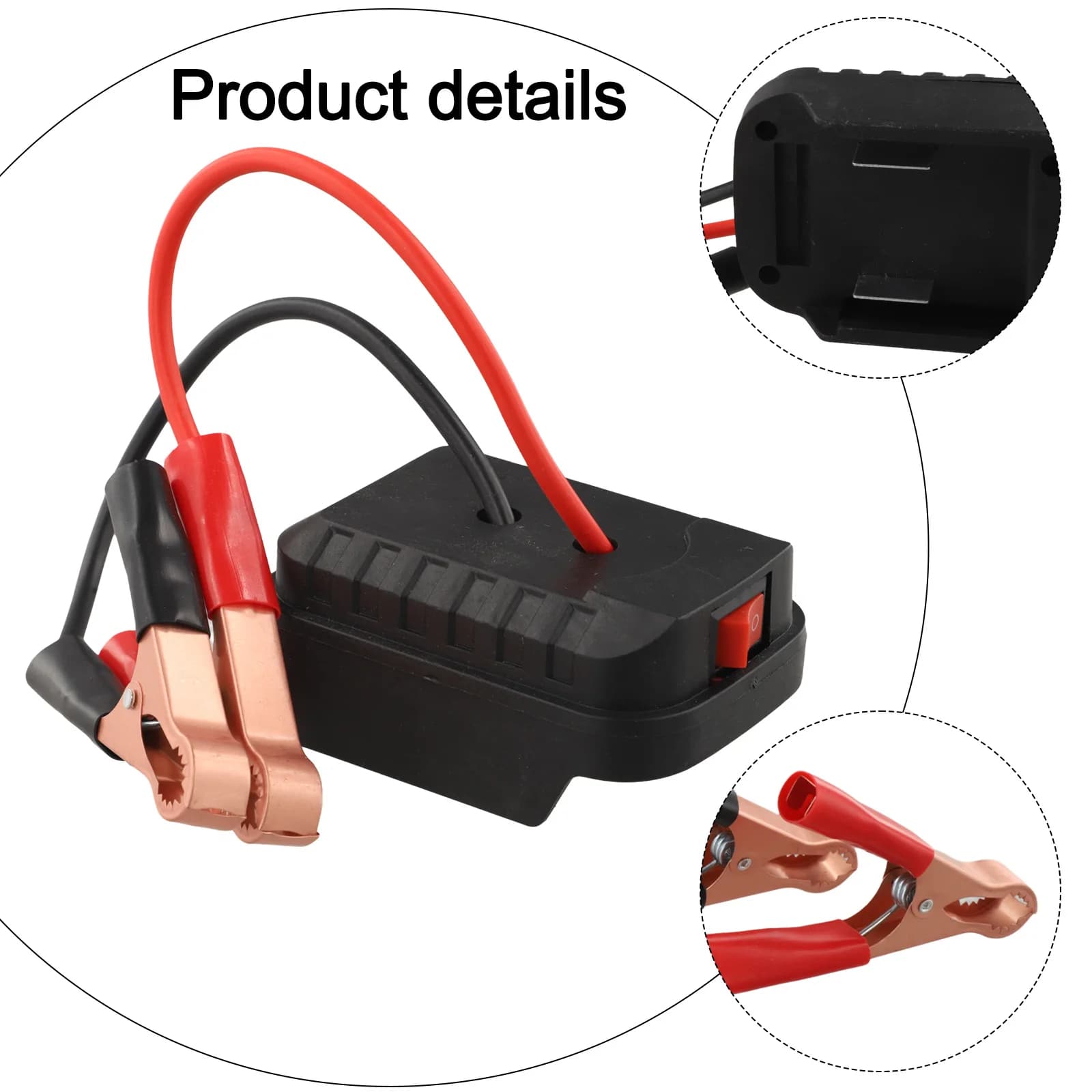 Avviatore di Emergenza per Auto A3/2106 con Batteria al Litio, Convertitore e Doppia Porta USB per Avviamento Veicoli