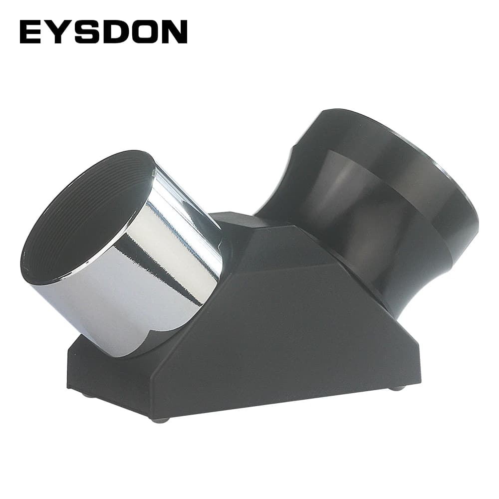 EYSDON 1,25" 90 ° Prisma di sperimentazione diagonale con adattatore per oculare da 1,25" per telescopio astronomico Convertitore angolare di visione- # 90825