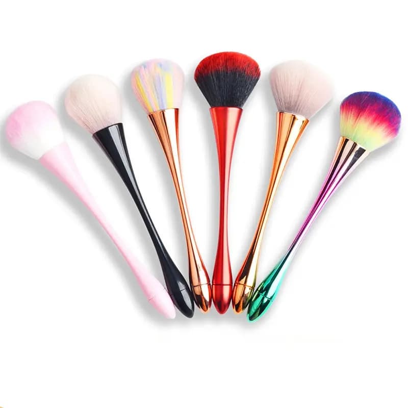 Pennello per polvere d'oro a 6 stili pennello per trucco professionale per Nail Art pennello cosmetico per viso cosmetico di grandi dimensioni Cont Brocha Colorete Tools