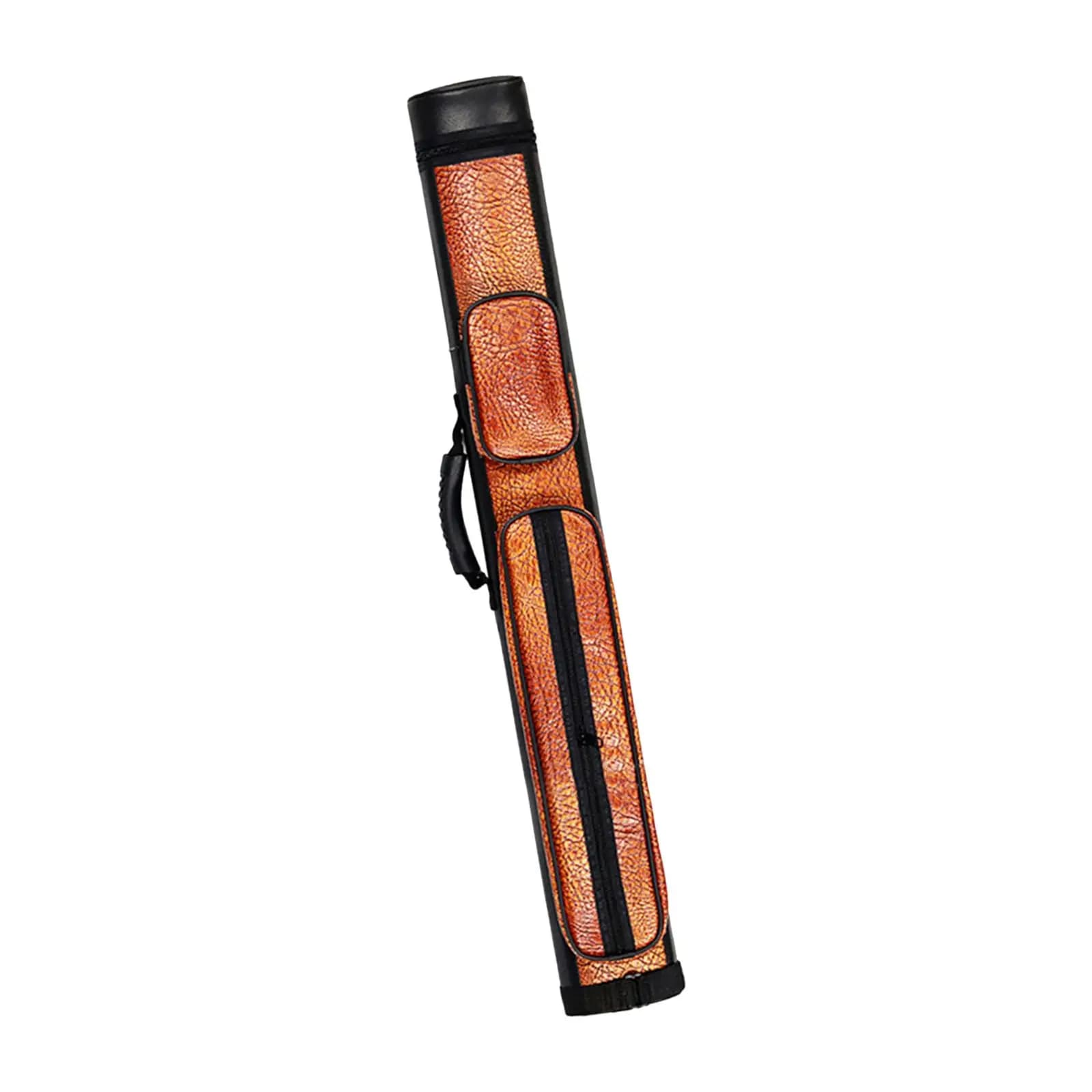 Borsa per il trasporto e l'organizzazione di stecche da biliardo, leggera, con divisorio e tasche laterali con cerniera, custodia per stecche da snooker