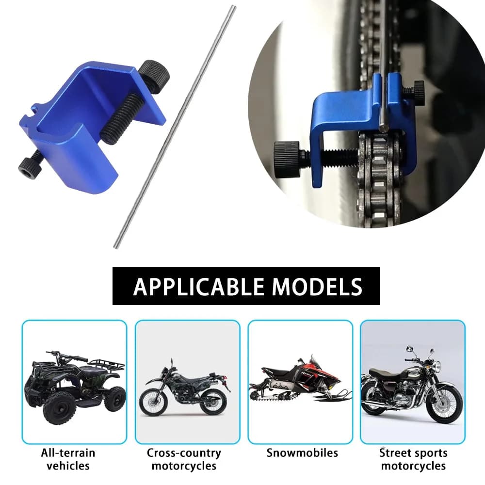Red Blue Chain Alignment Tool SuitableQuick Accurate Alignment Tool Universal For Motorcycle ATV Bike Sprocket Sport Dirt Bike