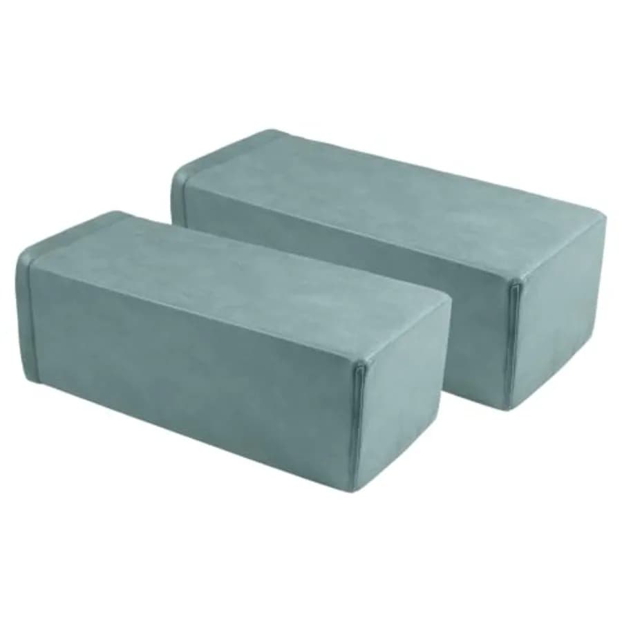 2 Pack Couch Arm Rest Pillow 8''x8''x20'' Waterproof Cover High Density Foam Armrest Cushion Removable and Washable Elbow Suppo