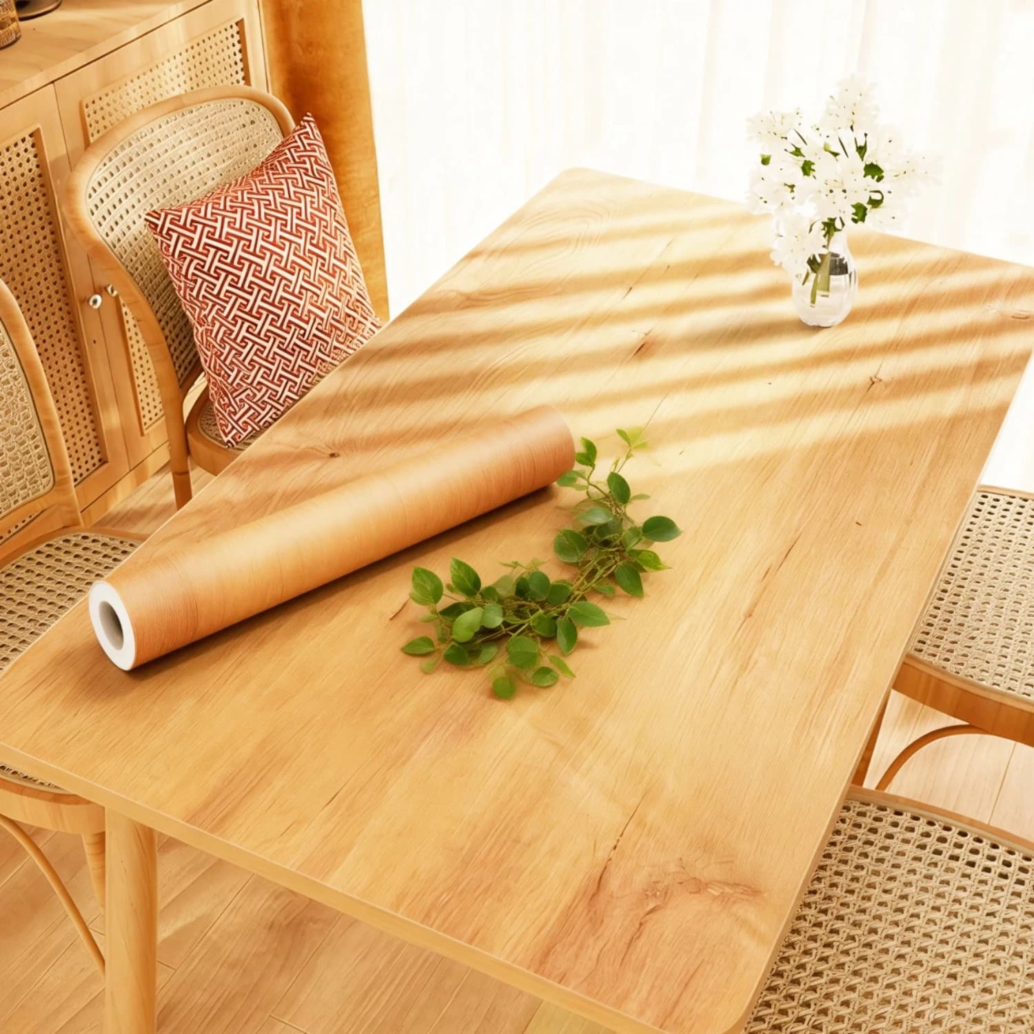 Adesivi in vinile impermeabili effetto legno per armadi, tavoli, mobili, carta da parati autoadesiva in PVC per camera da letto e decorazioni per la casa