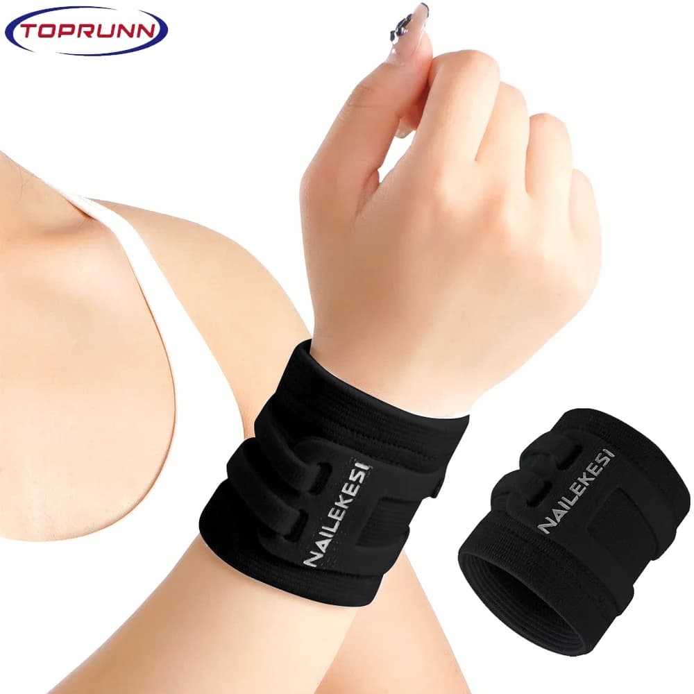 1 tutore per polso per lacrime TFCC, supporto per polso con cinturino avvolgente per compressione del polso per allenamento, basket, tennis, tunnel carpale