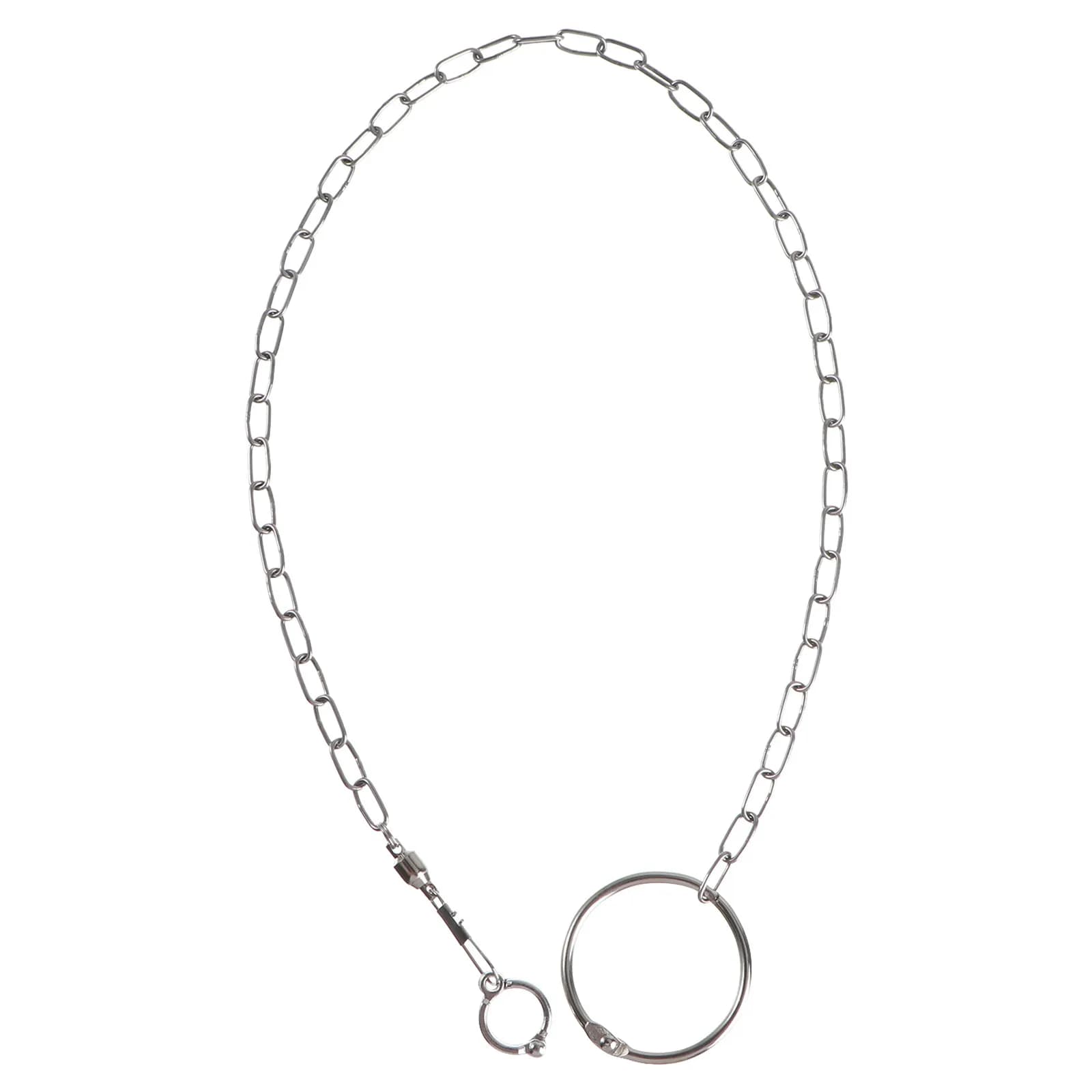 1Pcs Premium Stainless Steel Birds Foot Lock Chain Foot Ring for Small Medium Birds Smooth Surface Easy Cage Costume Use