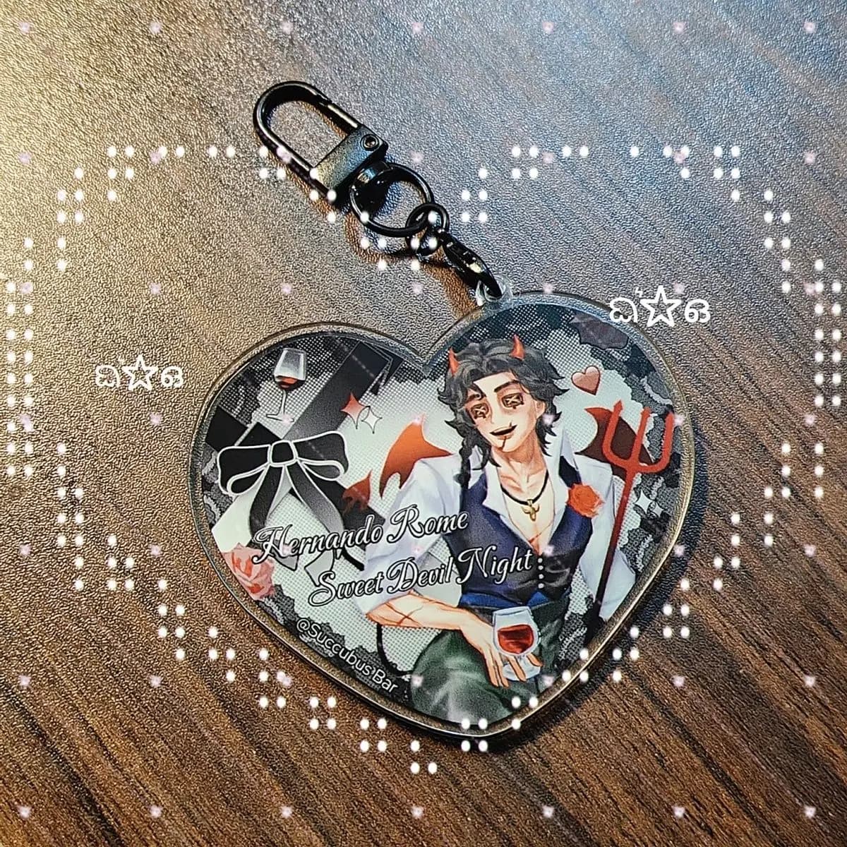 Acrylic keychain with character of cartoons of Identity V - Hernando Romero Keychain, Key rings, Jewelry, Gifts