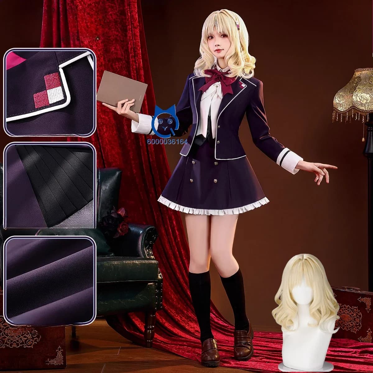 CosplayIn Stock Komori Yui Vendita calda Accessori per costumi cosplay Halloween Natale Festival Carnevale Uniforme Festa Comic Con An