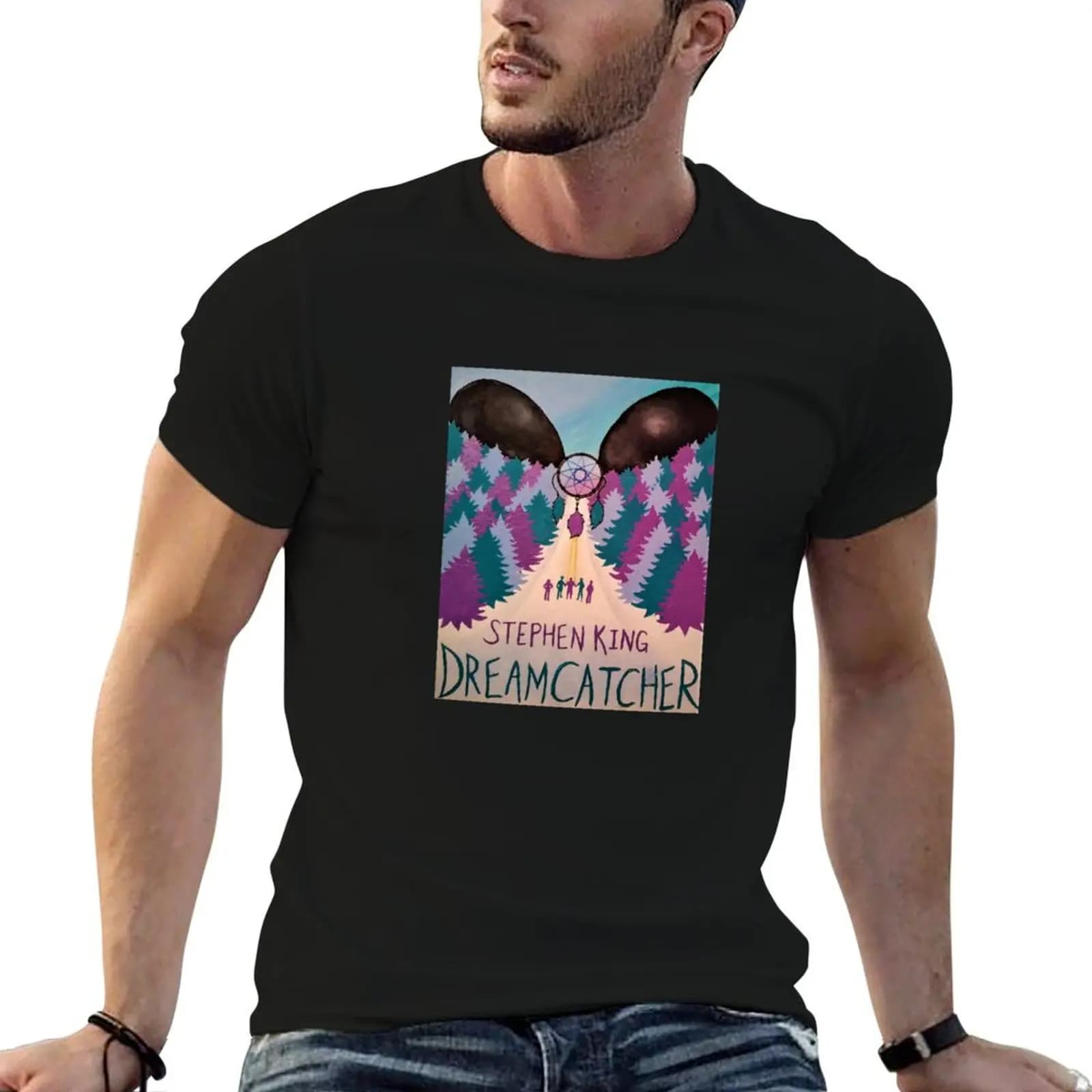 Dreamcatcher T-Shirt cotton t shirt pack black cotton t-shirt plain for man package t shirts for man cotton T-shirt