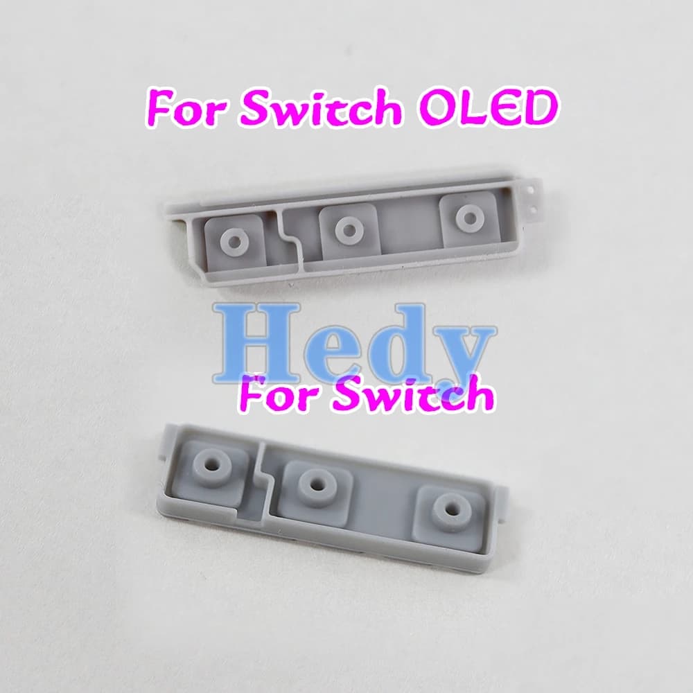 3 pezzi nuovi originali per Nintendo Switch Oled per NS OLED Host pulsante interruttore On/OFF pulsante in gomma conduttiva in silicone