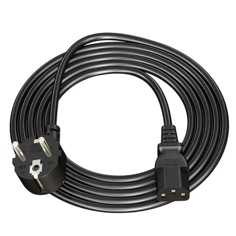 Cavo di alimentazione EU Plug C13 da 1,5 m, prolunga per PC, monitor, stampante, per Sony PS4, proiettore, cavo PSU.
