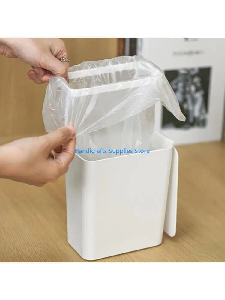 R1WA Small Waste Bin Desktop Basket Basket Case Tavolo da bagno Cestino in plastica Canda