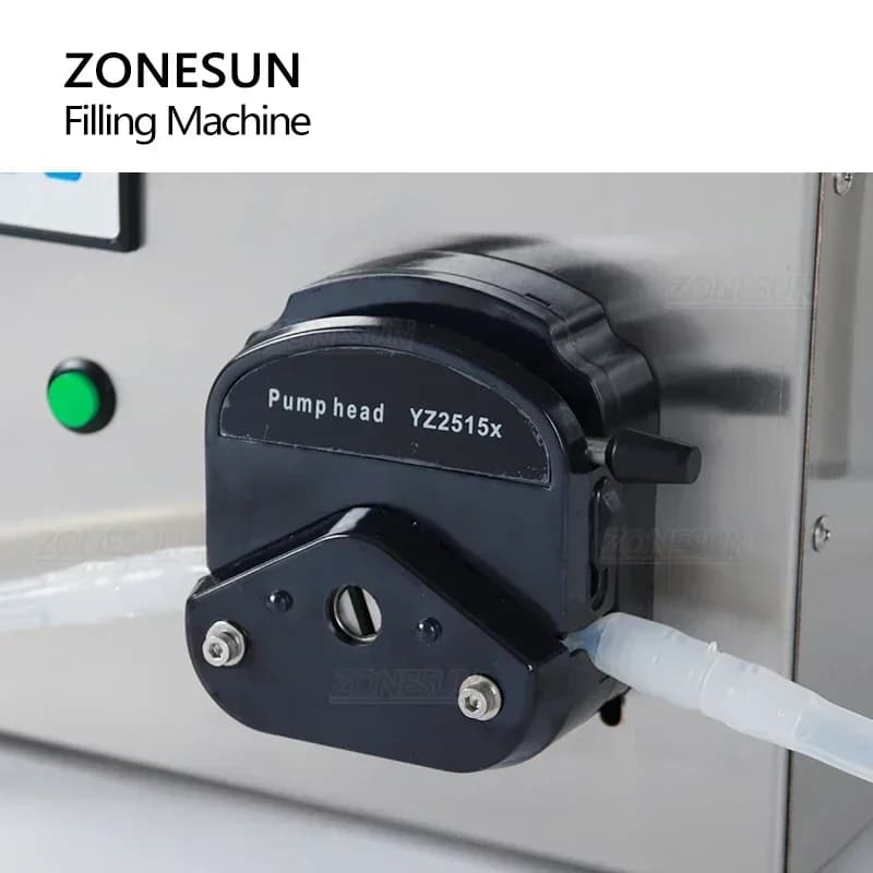 ZONESUN ZS-YTPP2 Riempitrice di liquidi Doppie teste Pompa peristaltica Bottiglia Acqua Succo Bevanda Imballaggio Linea di produzione