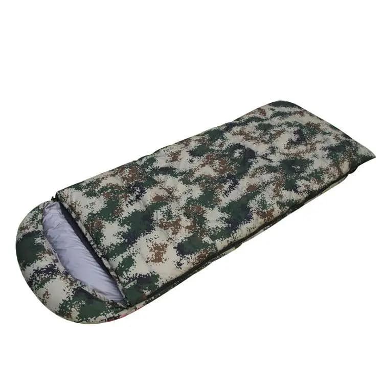 Manufacturer warm light outdoor camping hiking 800g stuffing bag in duck winter sleeping bag
