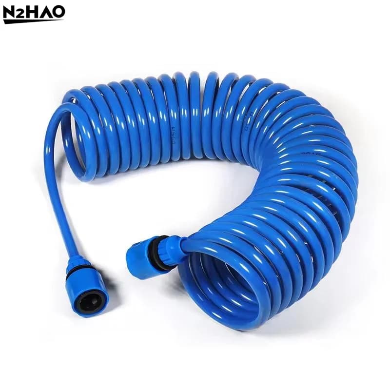 Expandable Retractable EVA Garden Hose 10/15m Portable Spring Water Pipe For Car Wash And Flower Lawn Watering Curly Magic Pipe