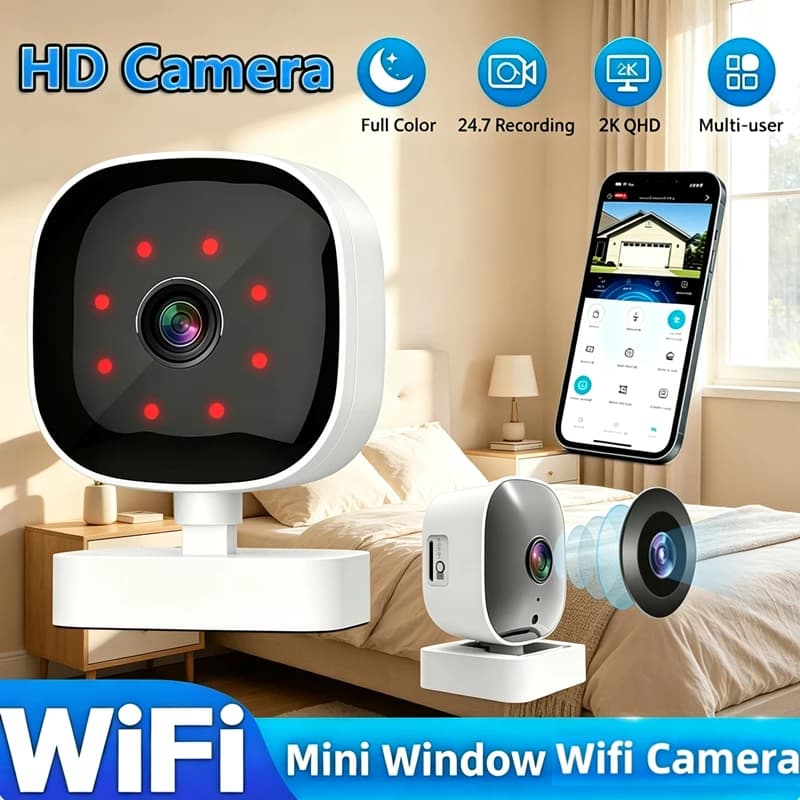 Mini Wireless Camera 1080P HD 2.4/5GHz WiFi Cam Night Vision Camcorder WiFi Remote Monitor Video Voice Recorder Security Camera