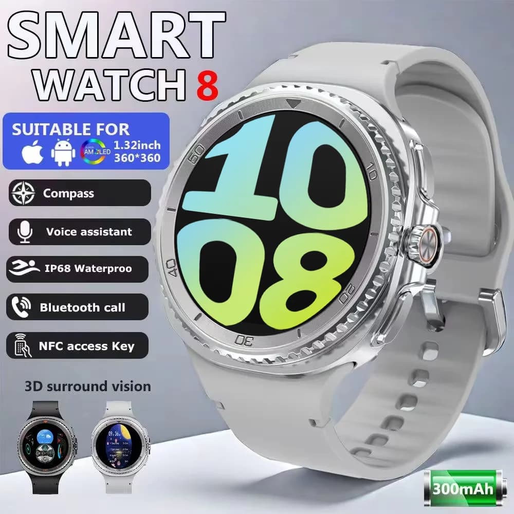 Korean Smartwatch DT Watch 8 Ultra with GPS, TWS, Bluetooth, Sports Clock for iOS and Android