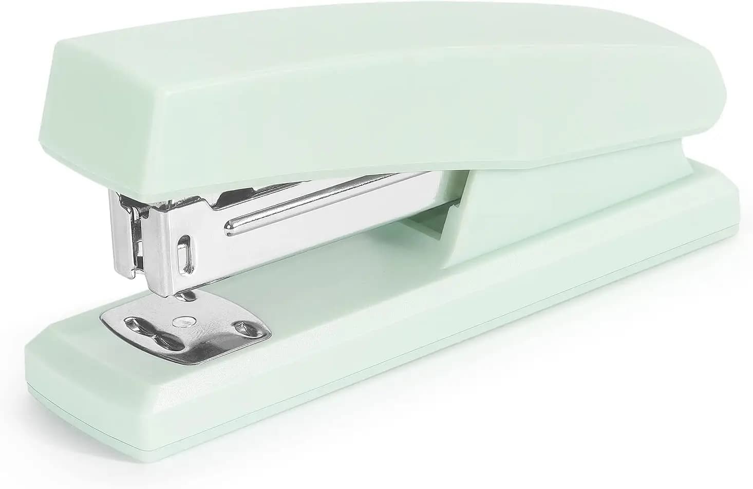 Cucitrice per impieghi gravosi, capacità 20 fogli, base antiscivolo, verde