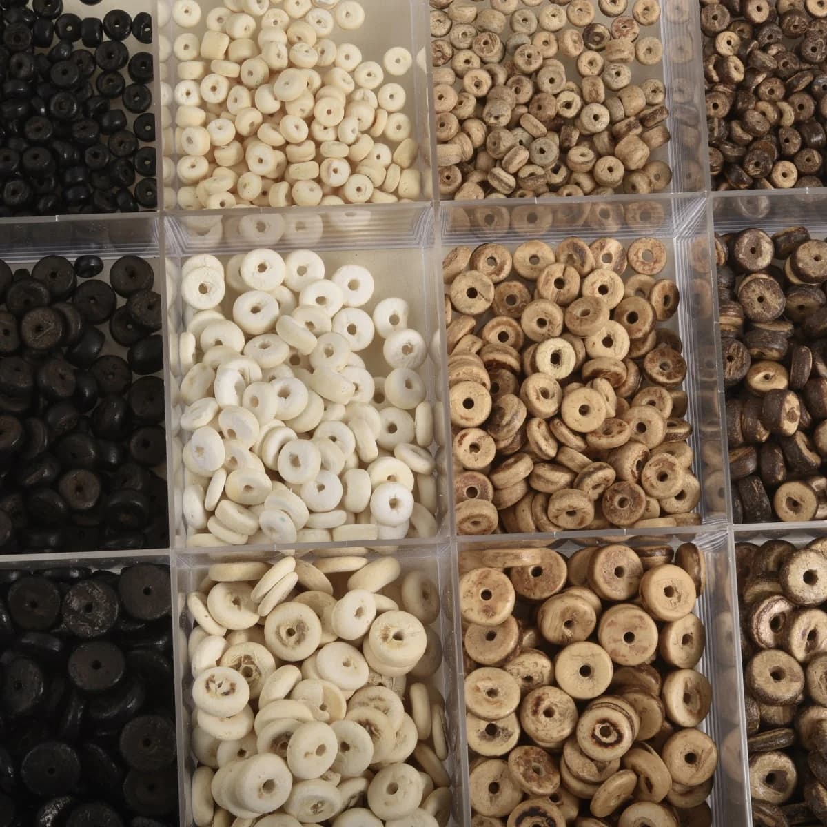 100/300/500 pz Perline Rotonde di Conchiglia di Cocco 5/8/10mm Perline Allentate di Legno Naturale Per La Produzione di Gioielli FAI DA TE collana braccialetto accessori
