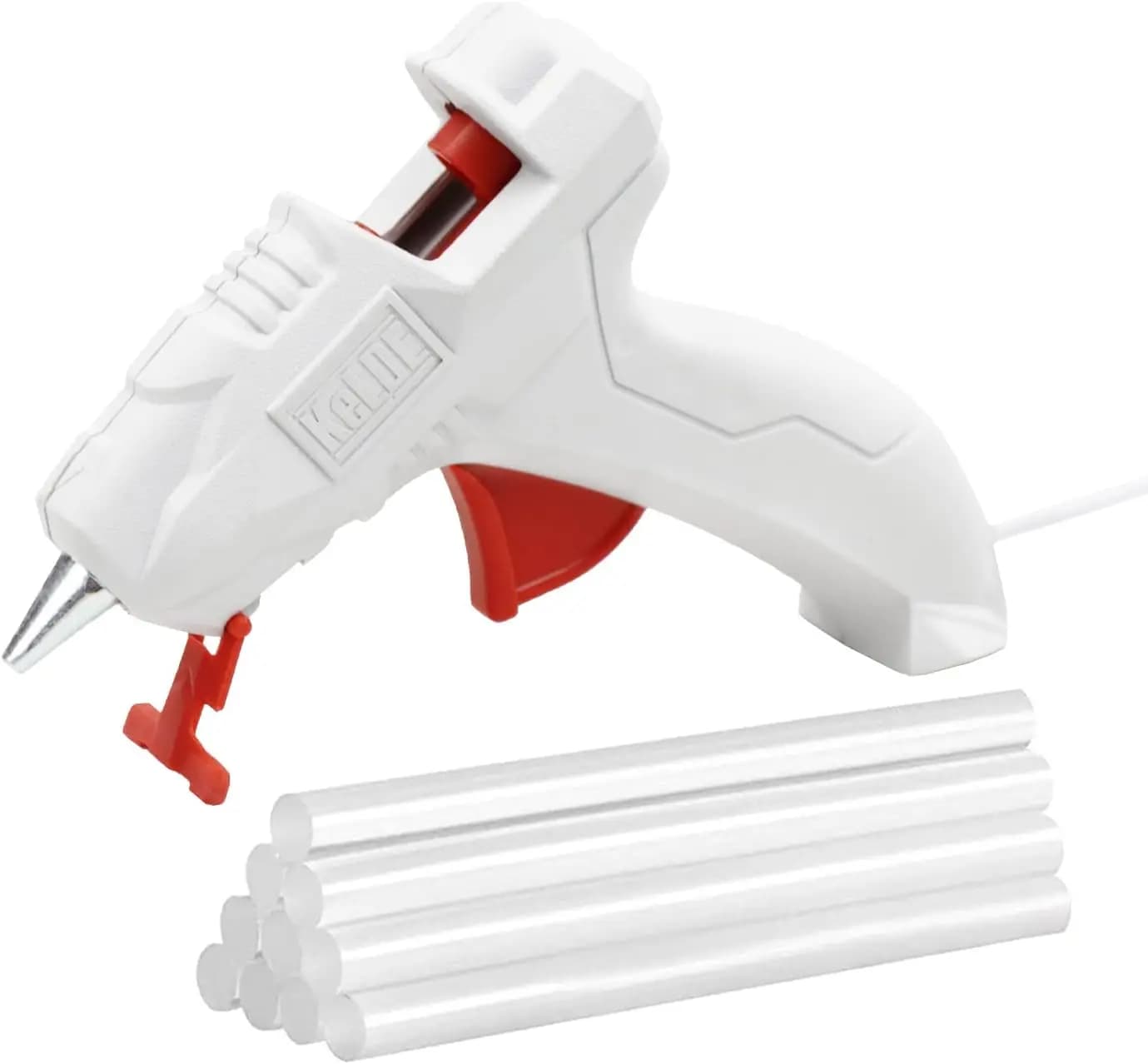 Mini pistola per colla a caldo, riscaldamento rapido in 3 minuti, leggera, sicura, senza gocciolamento, 10 stick di colla non tossici per artigianato, fai da te, riparazioni domestiche