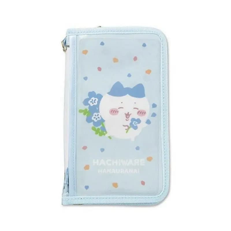 Girls Anime Chiikawa Pvc Waterproof Passport New Handbook Bag Cartoon Usagi Hachiware Bill Holder Storage Bag Document Bag