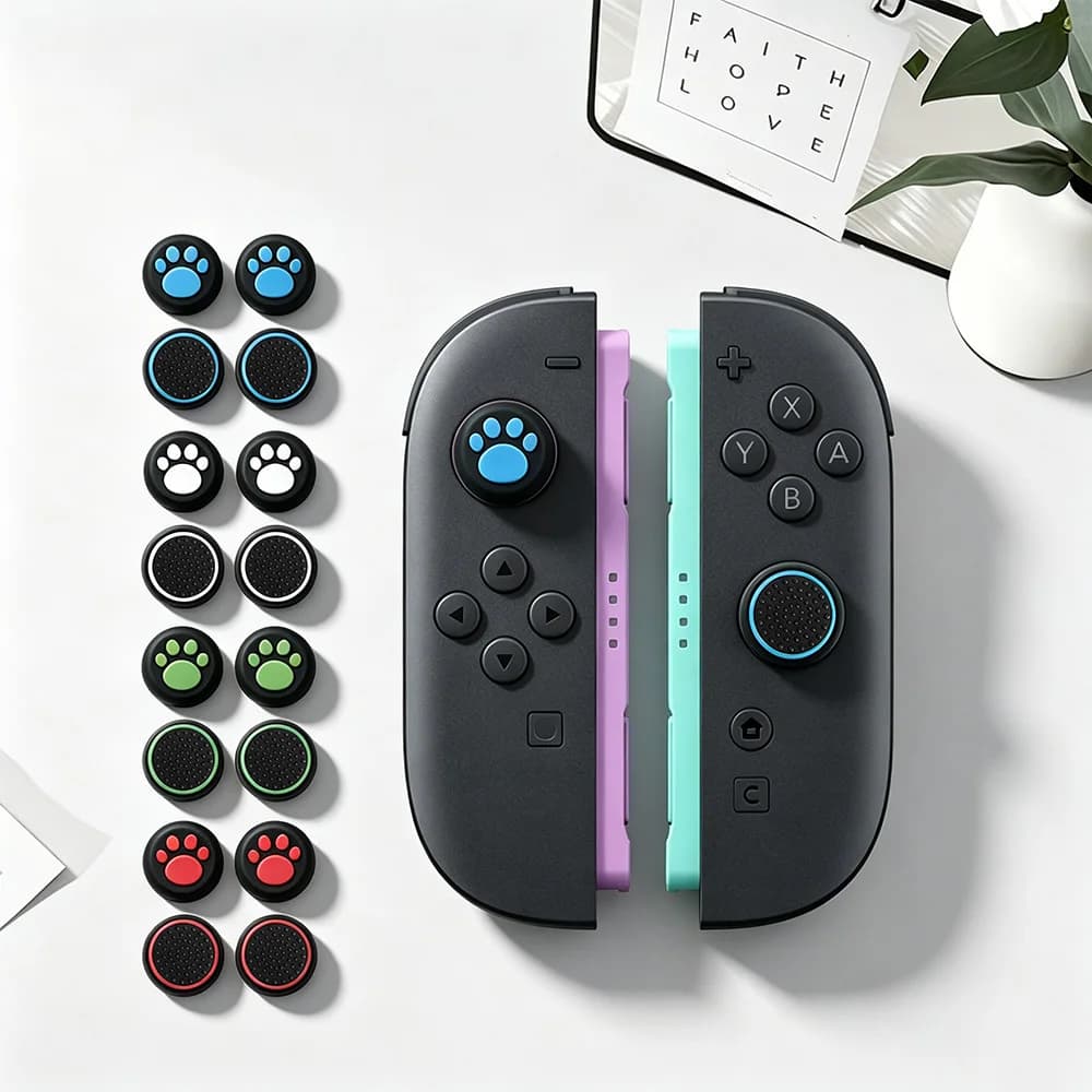 Non-slip Silicone Thumb Grip Cap Protective Cover For Switch Pro/2/2pro Game Controller PS5 4 3 XBOX ONE Joystick Protector Case