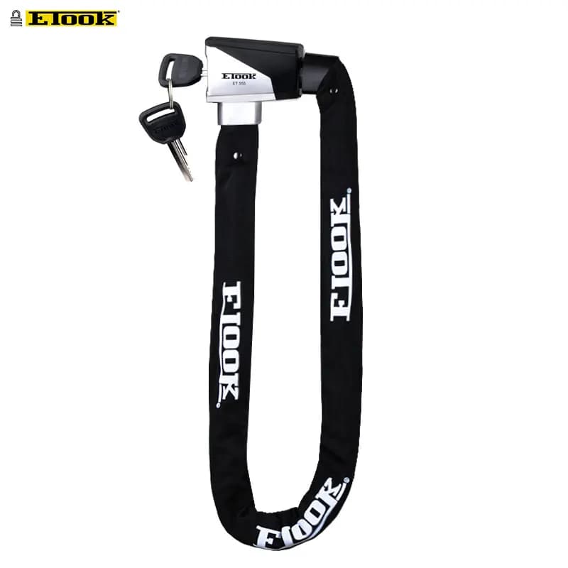 ETOOK lucchetto per bicicletta MTB blocco per catena antifurto di sicurezza per bici da strada con accessori per ciclismo all'aperto in acciaio temprato speciale