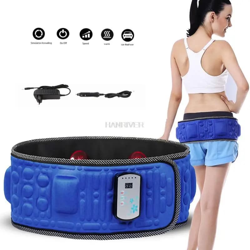 Cintura dimagrante elettrica perdere peso massaggio Fitness X5 volte ondeggiare vibrazione addome addominale muscolo vita allenatore stimolatore