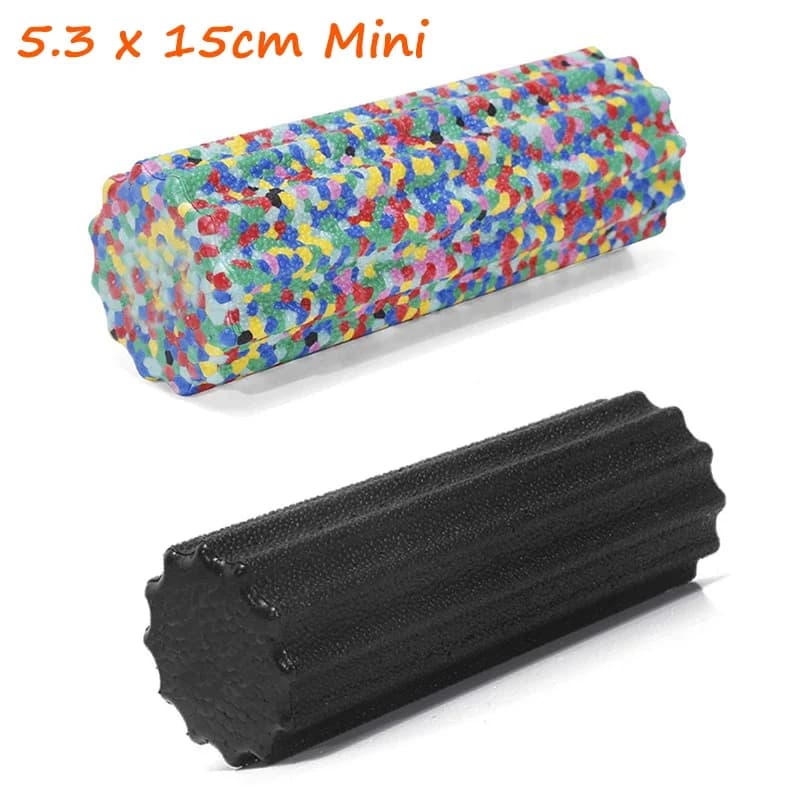 Colorful Foam Roller for Yoga, Soft and Resistant, Muscular Massage for Pilates, 5.3x15cm, Mini Yoga Column, Gym Exercise Equipment