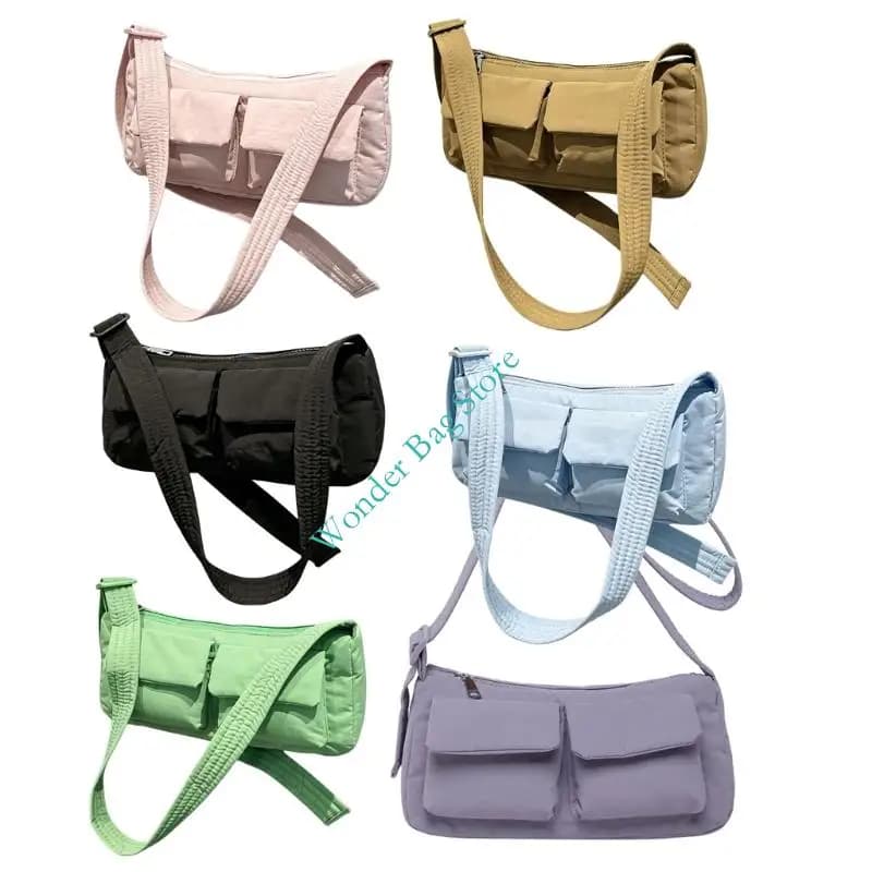 Borsa a tracolla leggera per uomo e donna con tasche multiple, perfetta per i viaggi pendolari e l'uso quotidiano