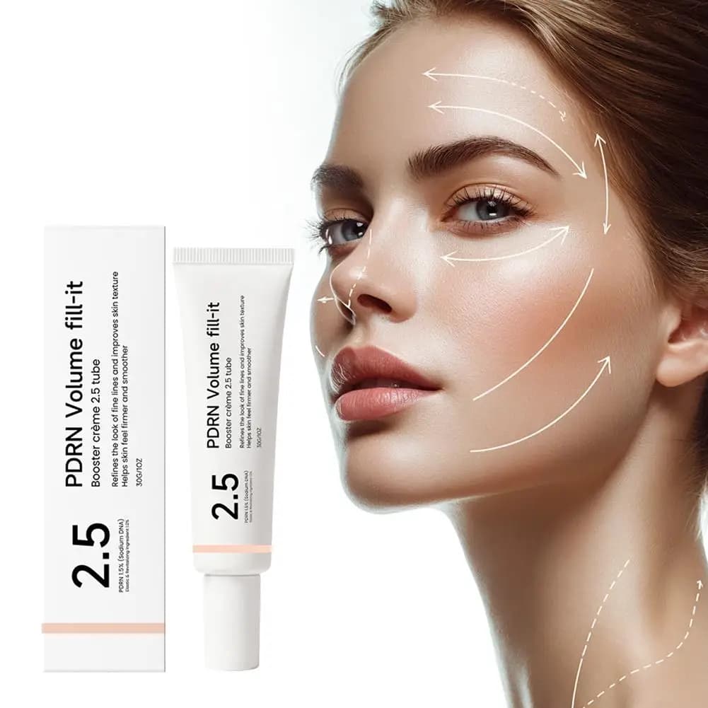 PDRN Volume Fill-it Booster Cream Hydrating Facial Cream Firming Smoothing Fine Lines Improve Dry & Rough Skin Daily Skincare