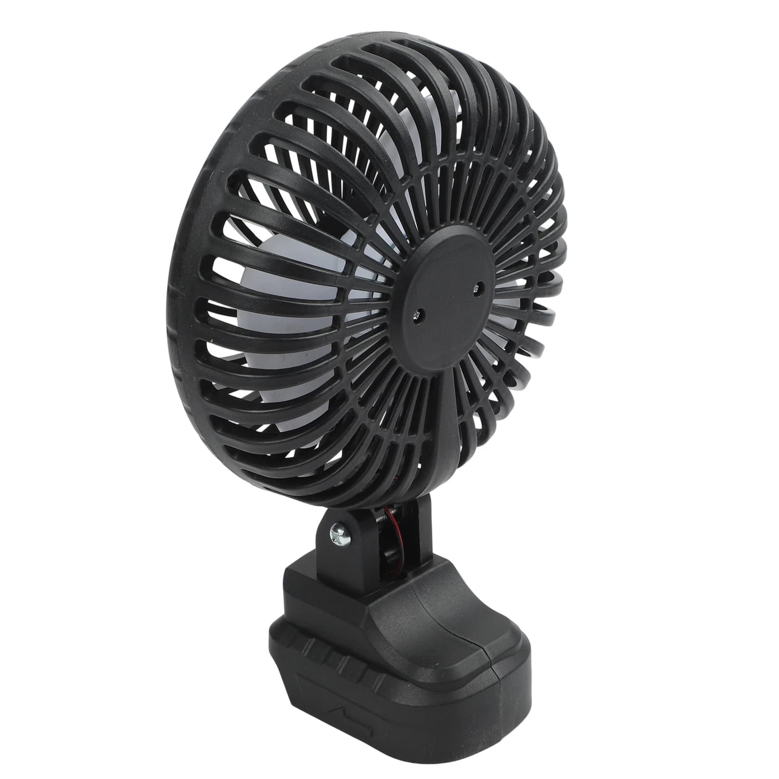 Ventilatore wireless con batteria ricaricabile, progettato per campeggio all'aperto, uffici e bancarelle, compatto e per un utilizzo prolungato.