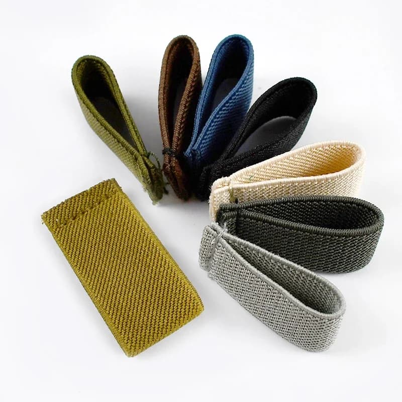 10 Pezzi Anelli Elastici per Cintura, Anelli di Fissaggio per Cinghie, Fibbie per Borse, Fermacinture, Accessori per Cucito, Nastro in Nylon