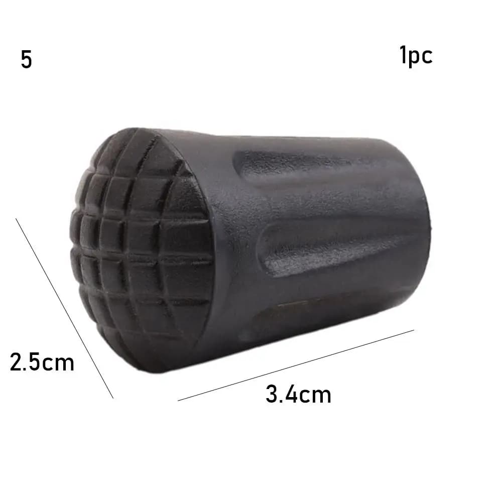 Telescopic Outdoor Tool Pole Replacement Tips Hiking Alpenstock Accessories Walking Stick Head Trekking Poles Protectors