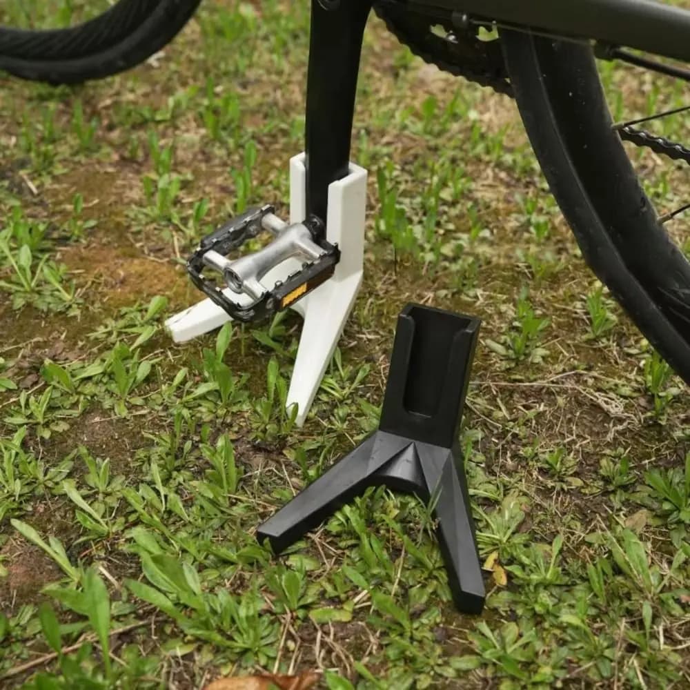Supporto per bici portatile stabile Supporto per ruota leggero Portapacchi posteriore per bicicletta Cavalletto per bici