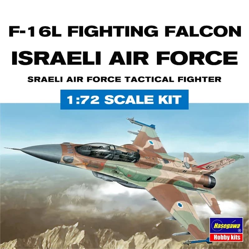 Hasegawa Kit modello di aereo assemblato 01564 F-16I Fighting Falcon'Israeli Air Force '1/72