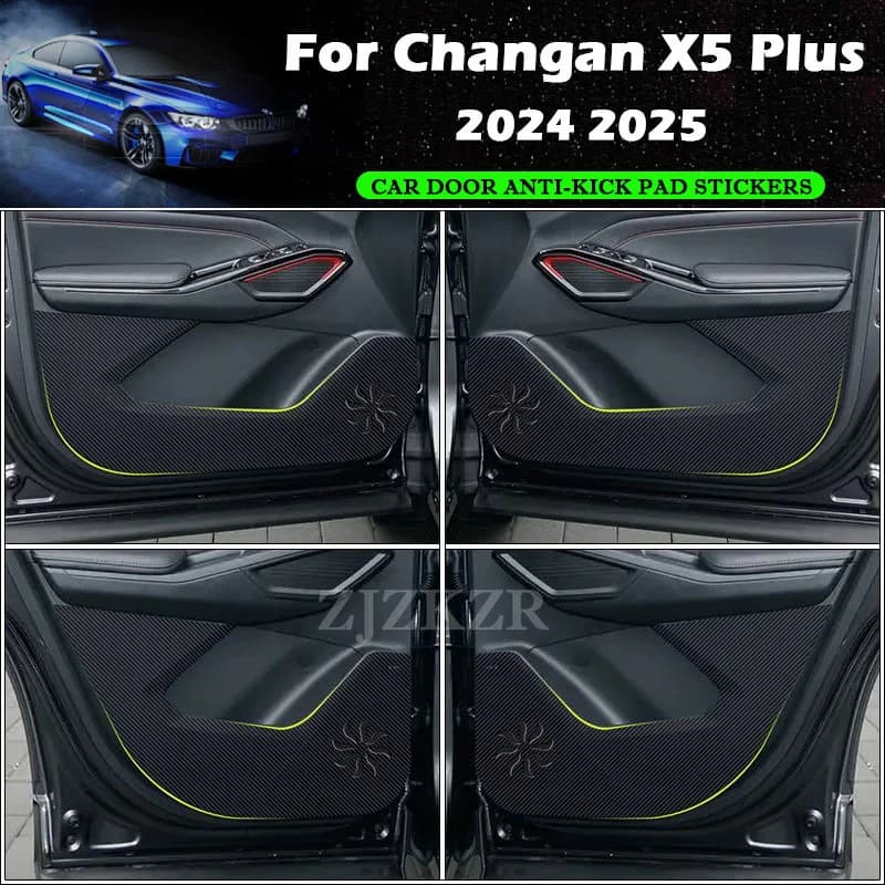 For Changan X5 Plus 2024 2025 Car Door Anti-shoe Wall decal Zerbino Side Door Gloves Anti-scratch Stickers Protective Accessories