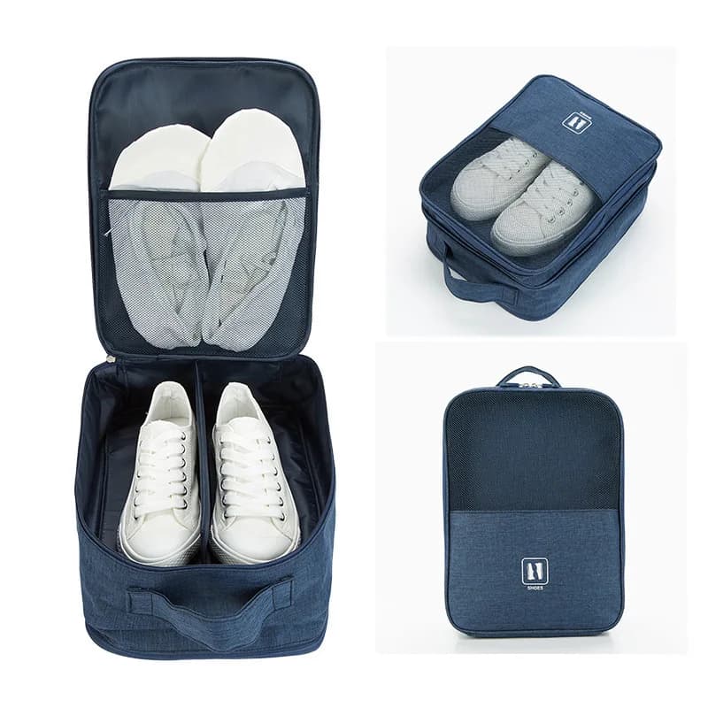 Borsa per scarpe portatile Custodia da viaggio Organizzatori Bagagli Vestiti Valigie per trucco Valigie Borsa per riporre scarpe da viaggio Custodia per smistamento