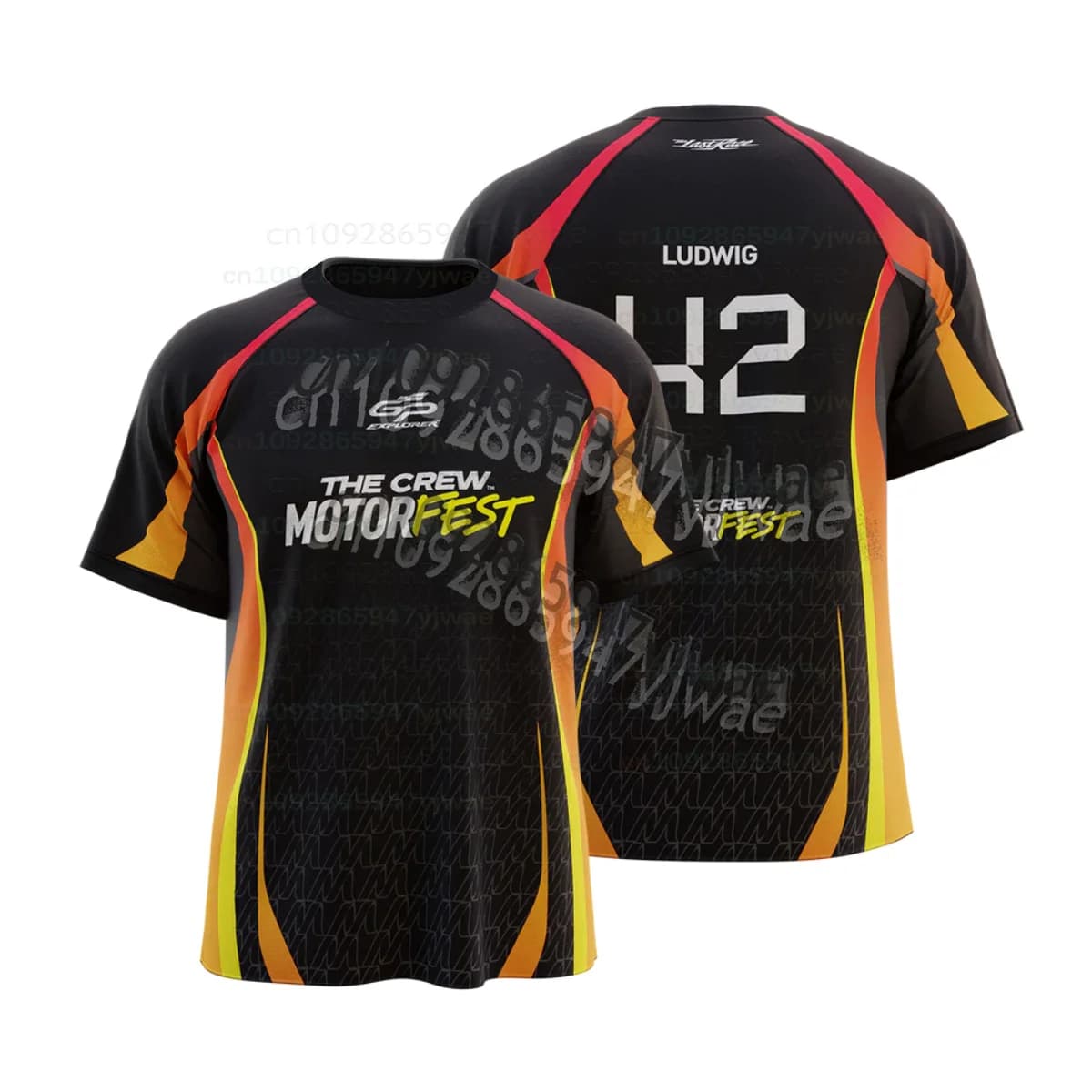 Magliette Estive con Stampa 3D GP3 EXPLORER per Tifosi, Uniformi di Squadra, T-shirt Casual Traspiranti a Maniche Corte con Collo Rotondo per Uomo e Donna