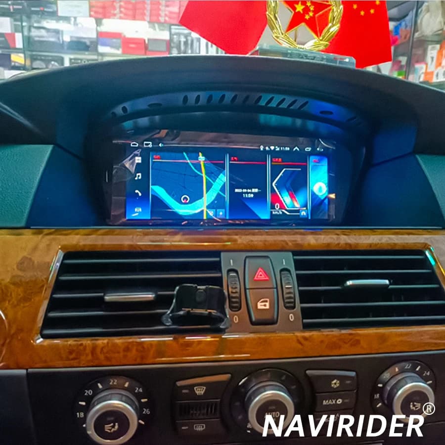 Navi 8.8inch Radio Android 14 GPS For Bmw 5 3 Series E60 E61 E63 E90 E91 E92 E93 Car Multimedia Player 256GB CarPlay Stereo DSP