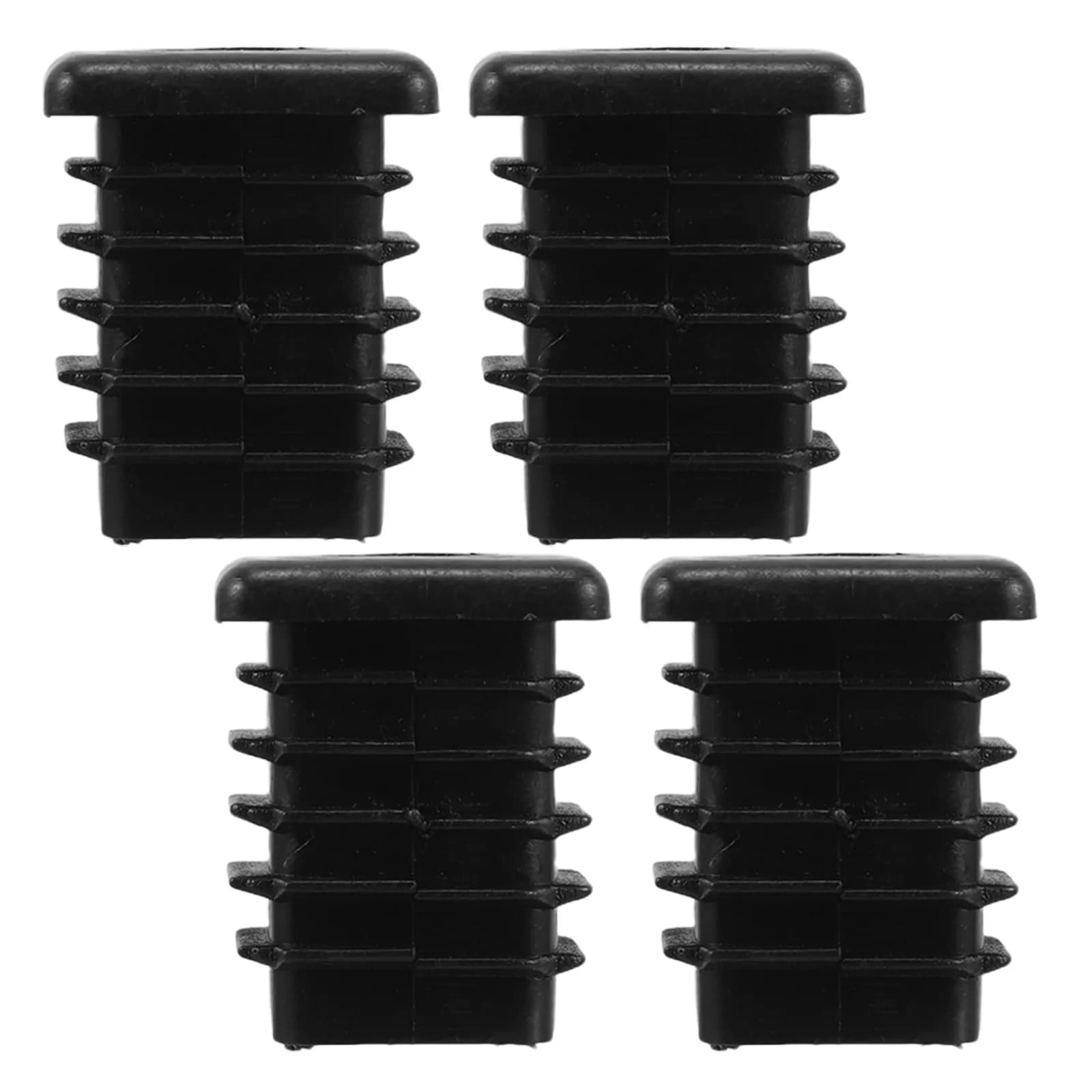 4 Pezzi Tappi in Plastica Filettati per Tubi Quadrati, Coprigambe per Mobili, Coperture per Gambe di Sedie per Elettronica Meccanica